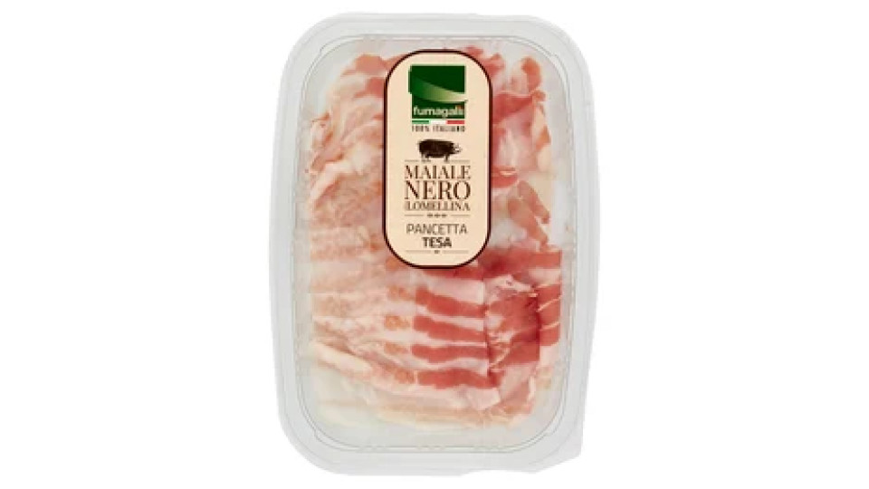 fumagalli Maiale Nero della Lomellina Pancetta Tesa 70 g