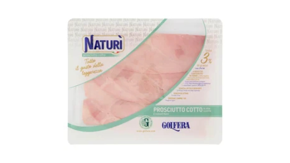 Golfera Naturì Prosciutto Cotto di alta qualità 100 g