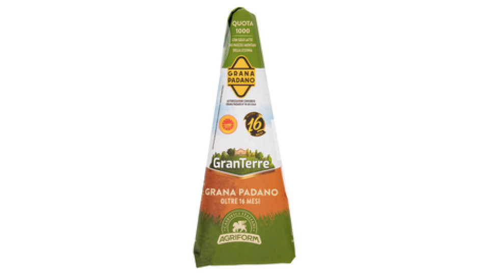 GranTerre Quota 1000 Grano Padano Oltre 16 Mesi 200 g