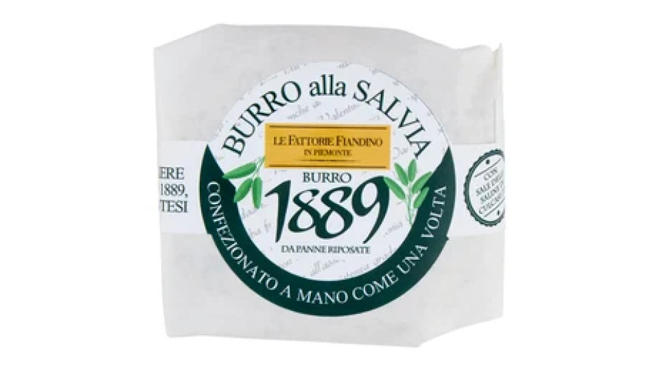 Le Fattorie Fiandino Burro 1889 Burro alla Salvia 100 g