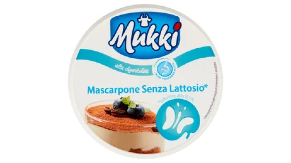 Mukki Mascarpone Senza Lattosio* 250 g