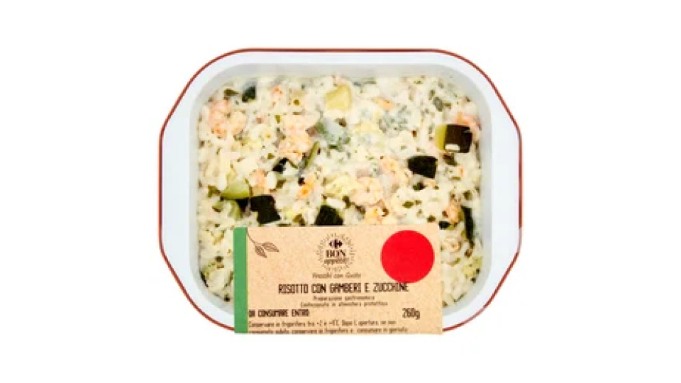 Carrefour Bon appétit! Risotto con Gamberi e Zucchine 260 g