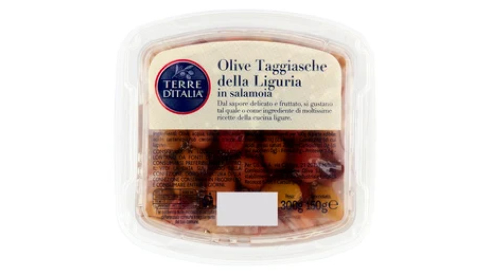 Terre d'Italia Olive Taggiasche della Liguria in salamoia 300 g