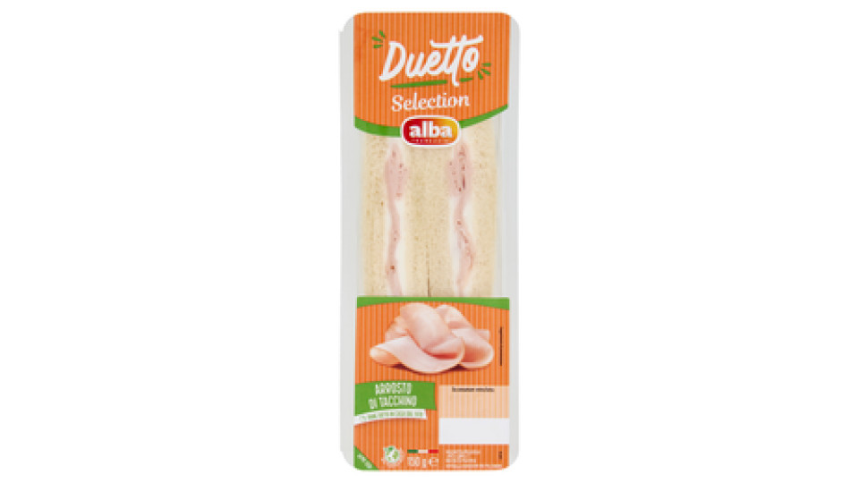 alba Tramezzini Duetto Selection Arrosto di Tacchino 150 g