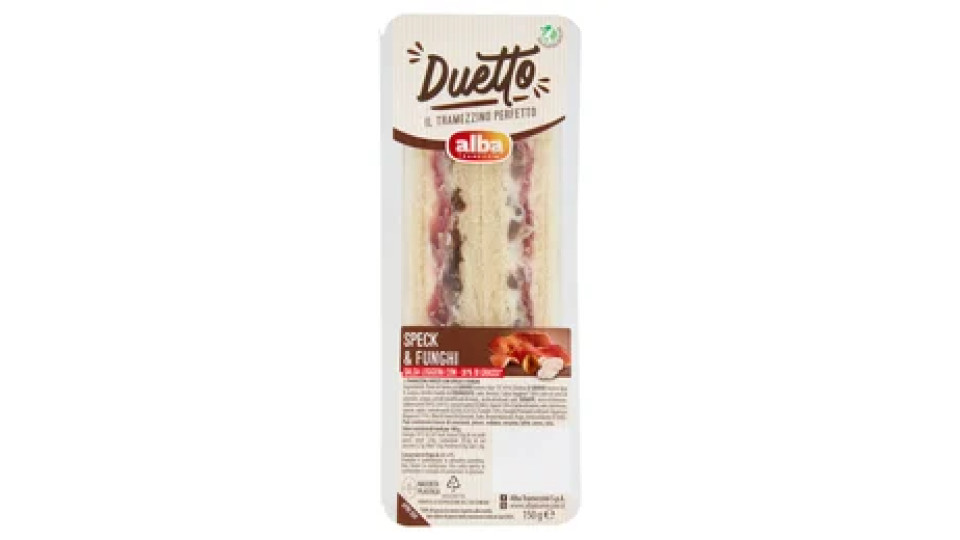 alba Tramezzini Duetto Speck & Funghi 150 g