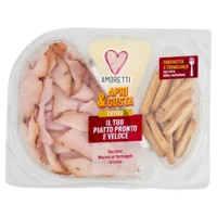 Amoretti Apri & Gusta Estivo Tacchino, Mousse al formaggio, Grissini 165 g
