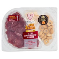 Amoretti Apri & Gusta Leggero Bresaola, Parmigiano Reggiano, Taralli 150 g