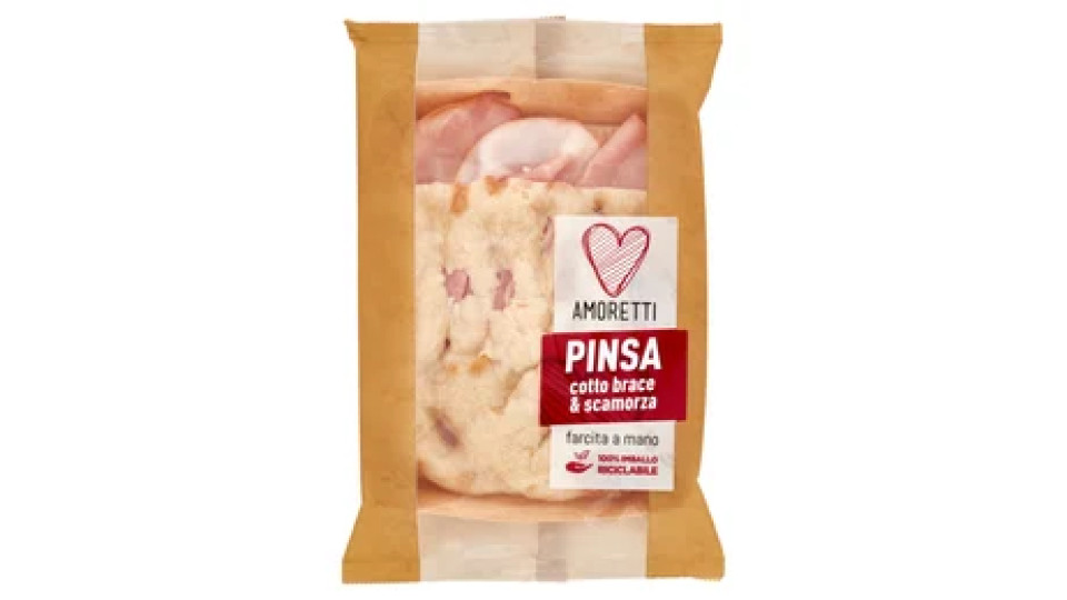 Amoretti Pinsa cotto brace & scamorza 140 g