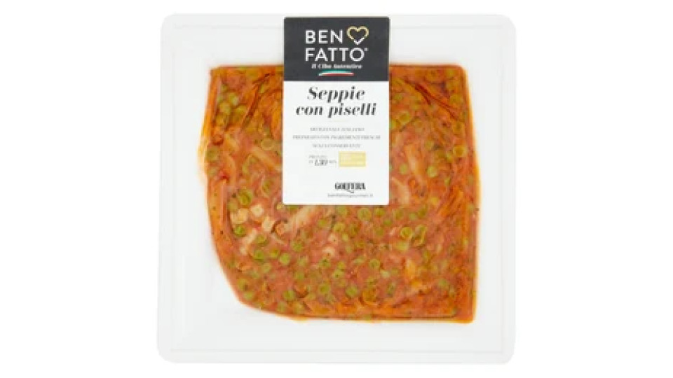 Ben Fatto Seppie con piselli 0,200 kg