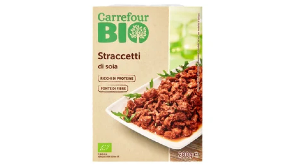 Carrefour Bio Straccetti di soia 200 g