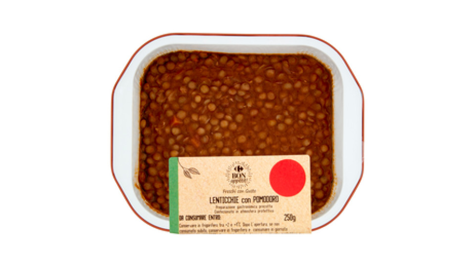 Carrefour Bon appétit! Lenticchie con Pomodoro 250 g