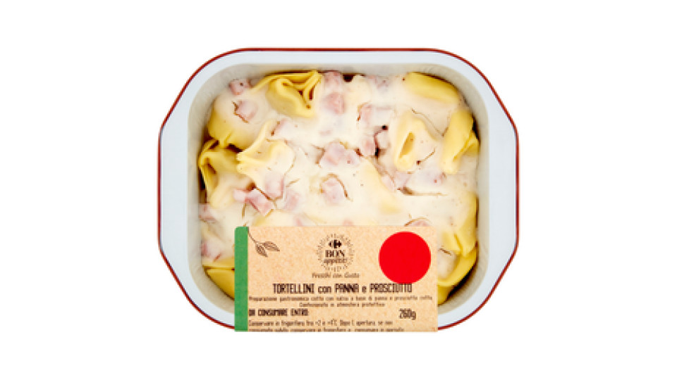 Carrefour Bon appétit! Tortellini con Panna e Prosciutto 260 g