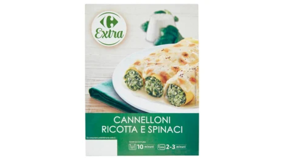 Carrefour Extra Cannelloni Ricotta e Spinaci 350 g