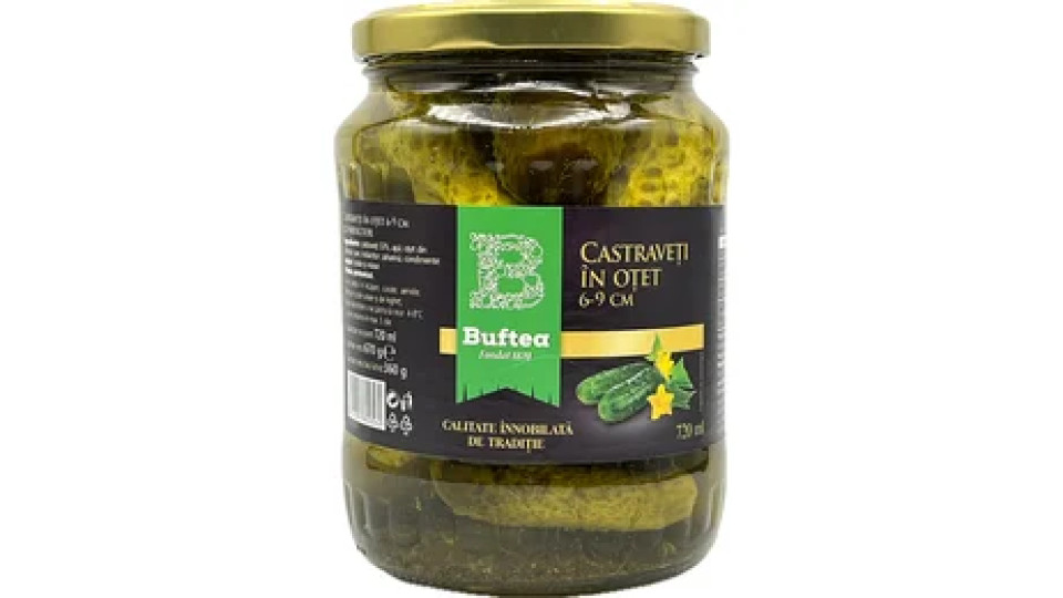 CETRIOLI IN ACETO 670g