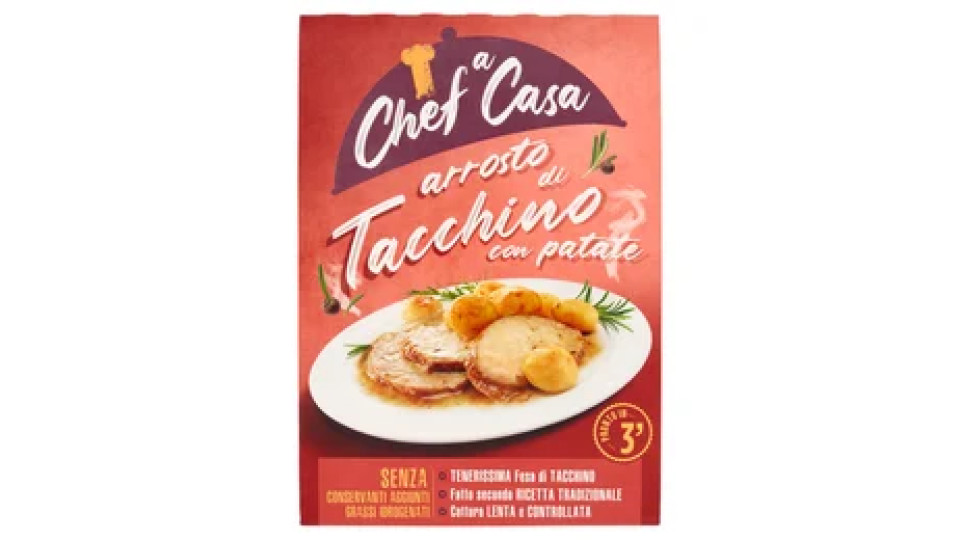 Chef a Casa arrosto di Tacchino con patate 250 g