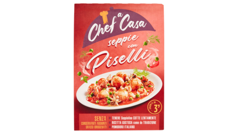 Chef a Casa seppie con Piselli 220 g