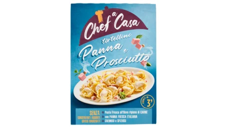 Chef a Casa tortellini Panna e Prosciutto 250 g