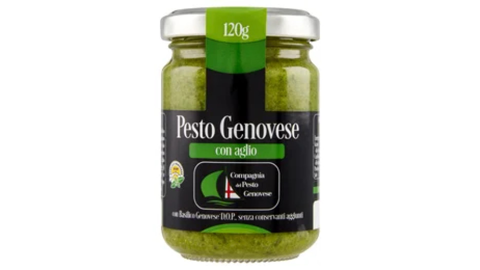 Compagnia del Pesto Genovese Pesto Genovese con aglio 120 g