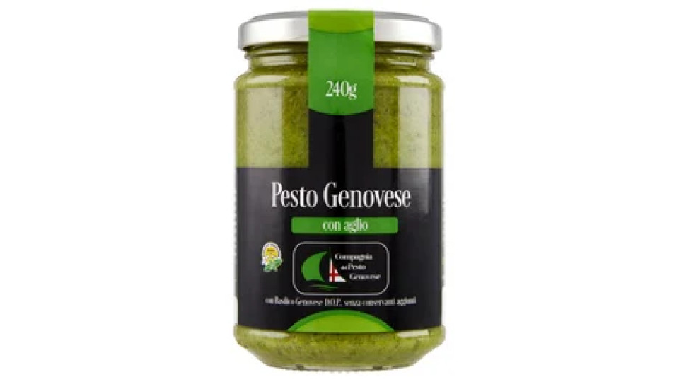 Compagnia del Pesto Genovese Pesto Genovese con aglio 240 g