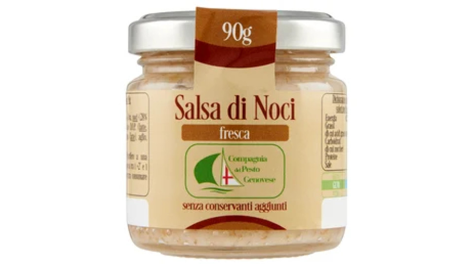 Compagnia del Pesto Genovese Salsa di Noci fresca 90 g