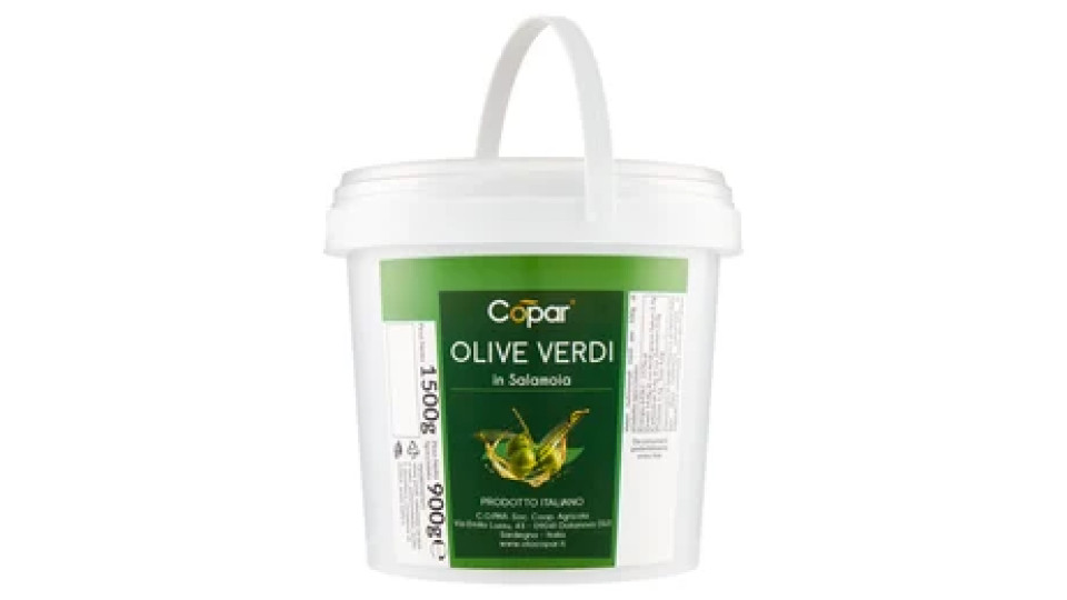 Copar Olive Verdi in Salamoia 1500 g