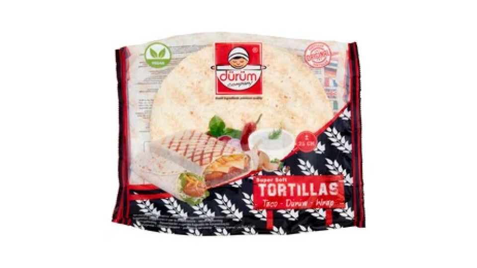 dürüm company Super Soft 6 Tortillas ± 25 cm 370 g