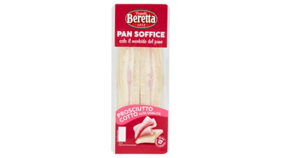 Fratelli Beretta Pan Soffice Prosciutto Cotto Alta Qualità 140 g