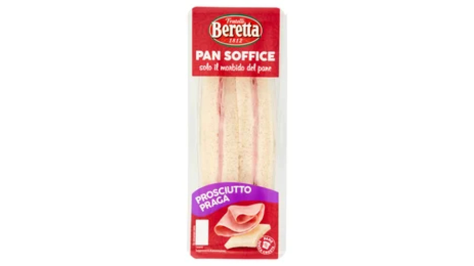Fratelli Beretta Pan Soffice Prosciutto Praga 140 g