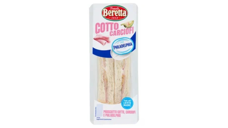 Fratelli Beretta Prosciutto Cotto, Carciofi e Philadelphia 130 g
