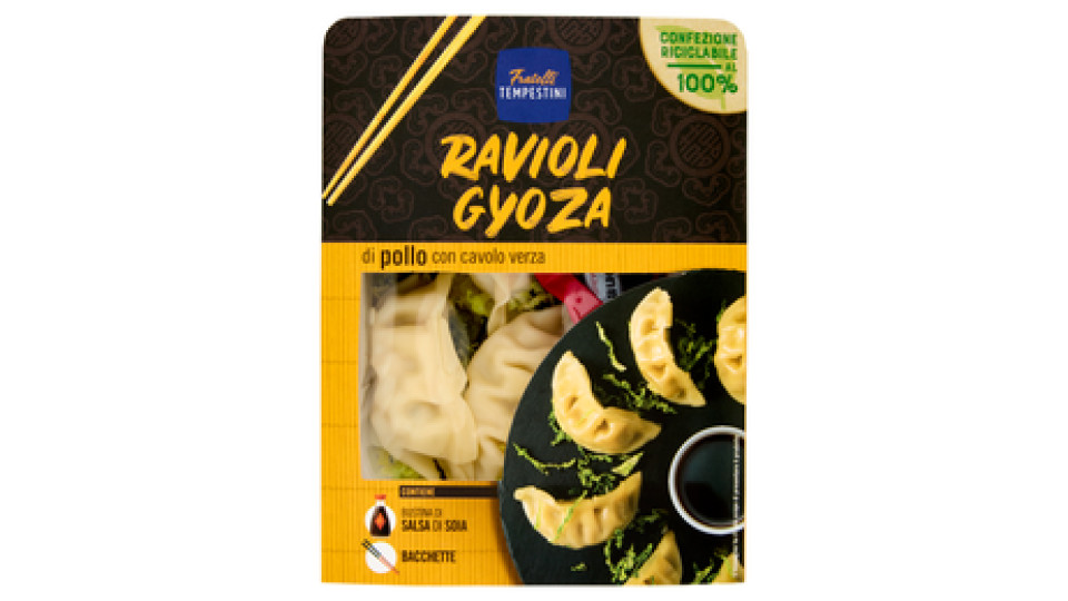 Fratelli Tempestini Ravioli Gyoza di pollo con cavolo verza 180 g