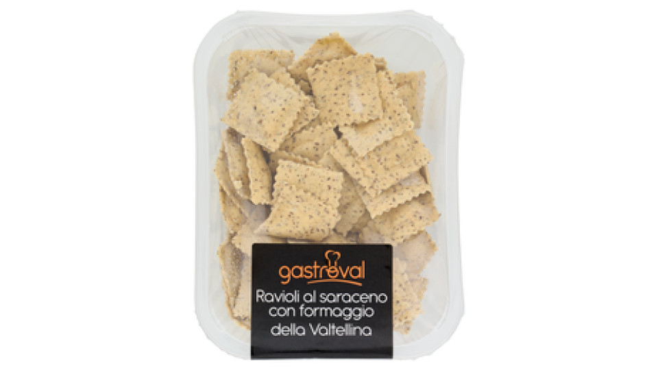 gastroval Ravioli al saraceno con formaggio della Valtellina 250 g