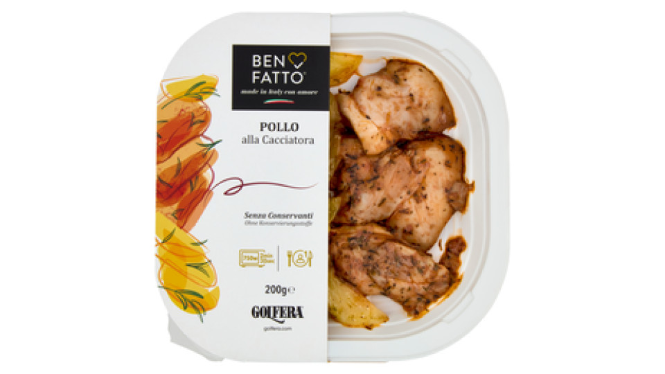 Golfera Ben Fatto Pollo alla Cacciatora 200 g