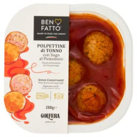 Golfera Ben Fatto Polpettine di Tonno con Sugo al Pomodoro 200 g