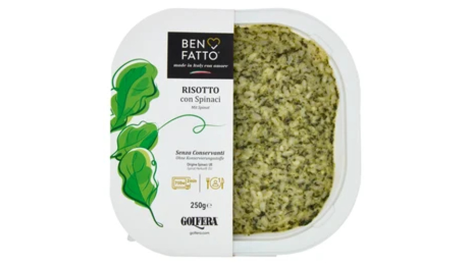 Golfera Ben Fatto Risotto con Spinaci 250 g