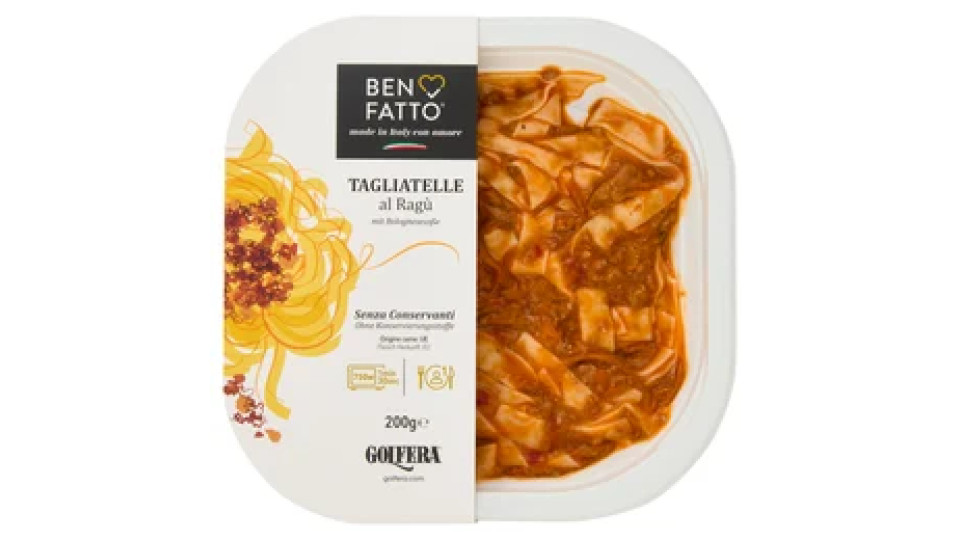 Golfera Ben Fatto Tagliatelle al Ragù 200 g