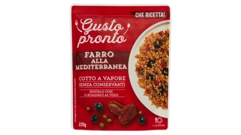 Gusto pronto Farro alla Mediterranea 220 g