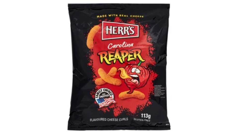 Herr's Carolina Reaper Cheese Curls 113 g