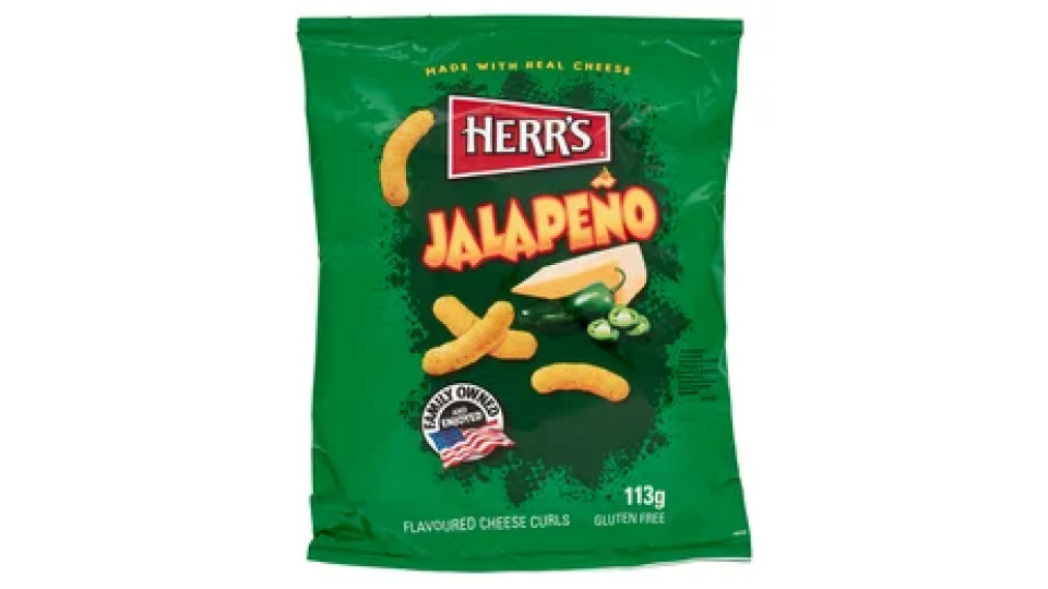 Herr's Jalapeño Cheese Curls 113 g