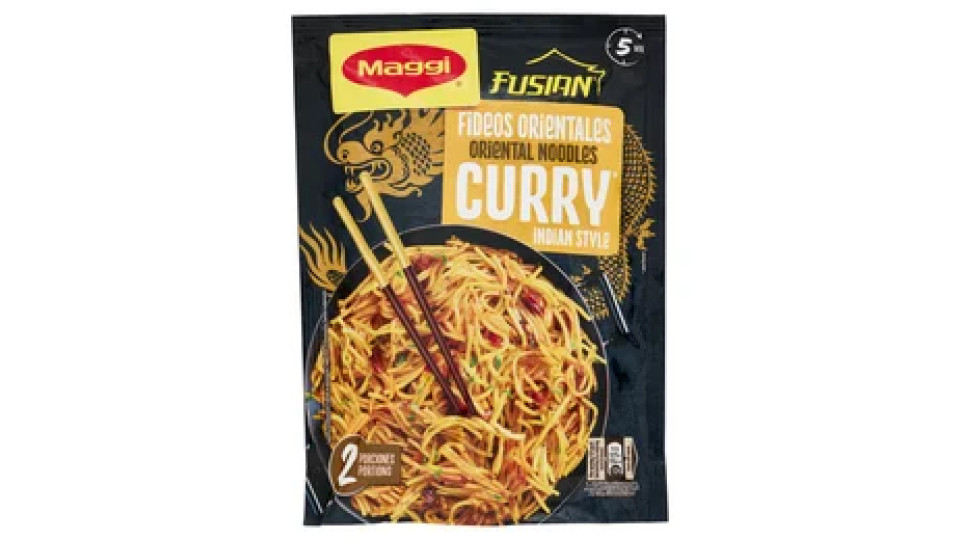 MAGGI Fusian Taste of Curry Noodles Istantanei con Curry (2 porzioni) 118 g