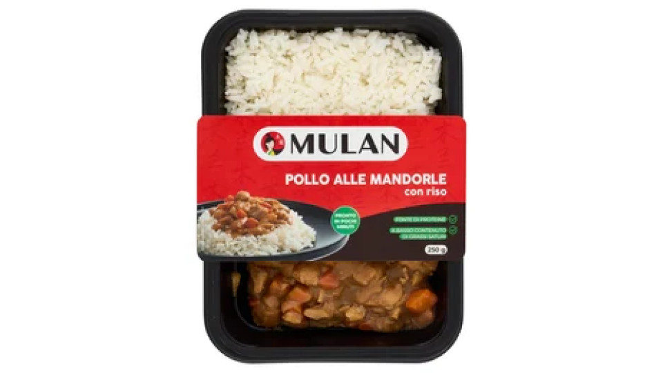 Mulan Pollo alle Mandorle con riso 250 g