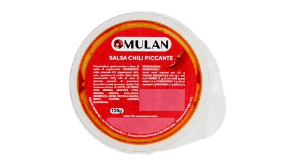 Mulan Salsa Chili Piccante 100 g
