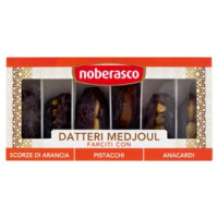 noberasco Datteri Medjoul Farciti con Scorze d'Arancia, Pistacchi, Anacardi 125 g
