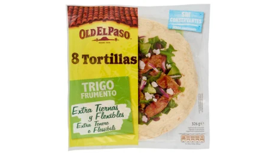 Old El Paso 8 Tortillas Frumento 8 x 41 g