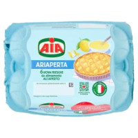 Aia Ariaperta 6 Uova Fresche da allevamento all'Aperto 330 g