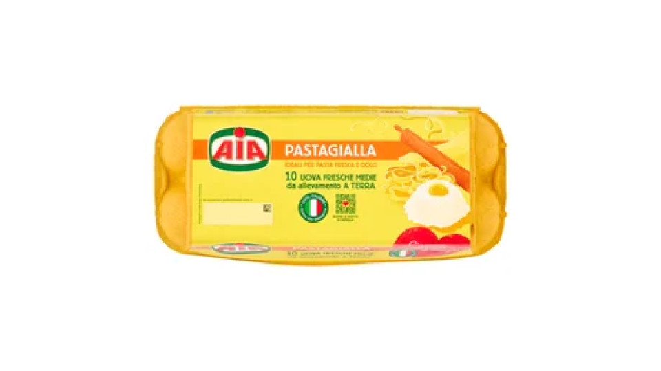 Aia Pastagialla 10 Uova Fresche Medie da allevamento a Terra