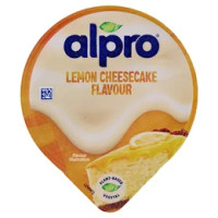 Alpro Alternativa Vegetale allo Yogurt, Gusto Lemon Cheesecake, Fonte di Calcio,Basso in grassi,135g