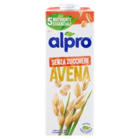 ALPRO Senza Zuccheri Bevanda Vegetale all'Avena, Senza Lattosio, Ricca di Fibre, 1l