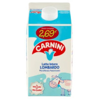 Carnini Latte Intero Lombardo Microfiltrato Pastorizzato 1500 ml
