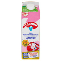Carnini Latte Parzialmente Scremato Pastorizzato a temperatura elevata Lombardo 1000 ml