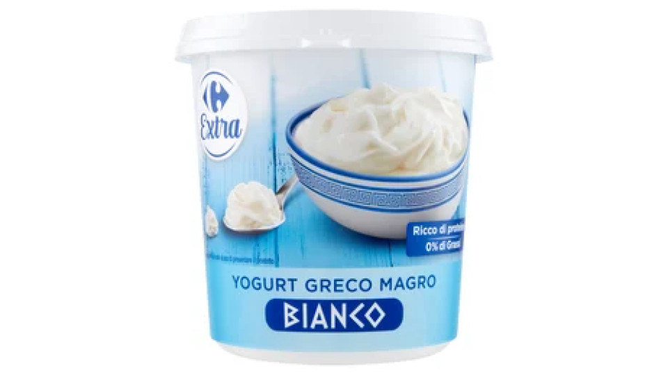 Carrefour Extra Yogurt Greco Magro Bianco 1 kg